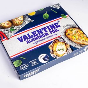 Aluminum foil food wrapping ( Size 25 x 30 cm )